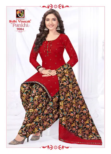 Pankhi Vol 9 By Siddhi Vinayak Printed Cotton Dress Material Wholesalers In Delhi